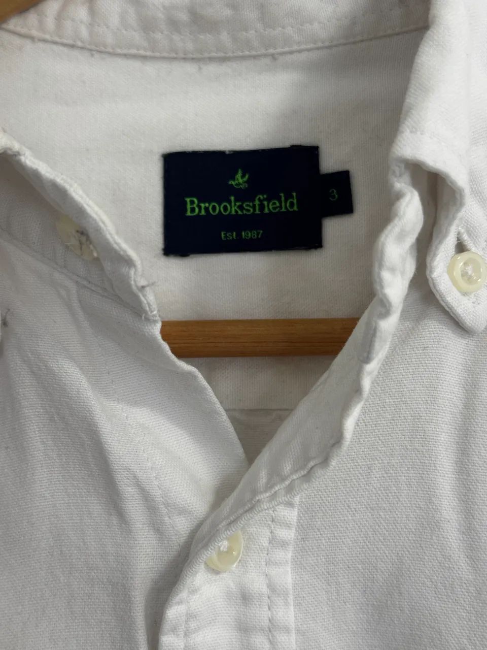 Camisa Branca Brooksfield, G - Foto 3