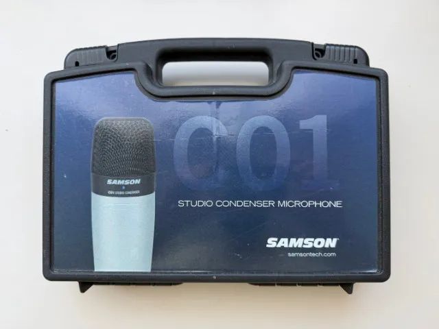 Microfone Condensador Samson C01 XLR + Case de Proteção Original - Foto 4