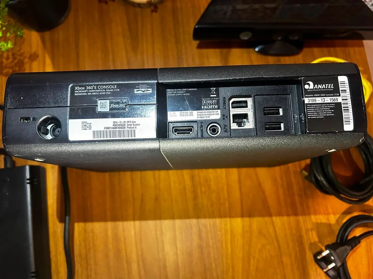 Xbox 360 Super Slim + Kinect + 2 Jogos Originais - Foto 5