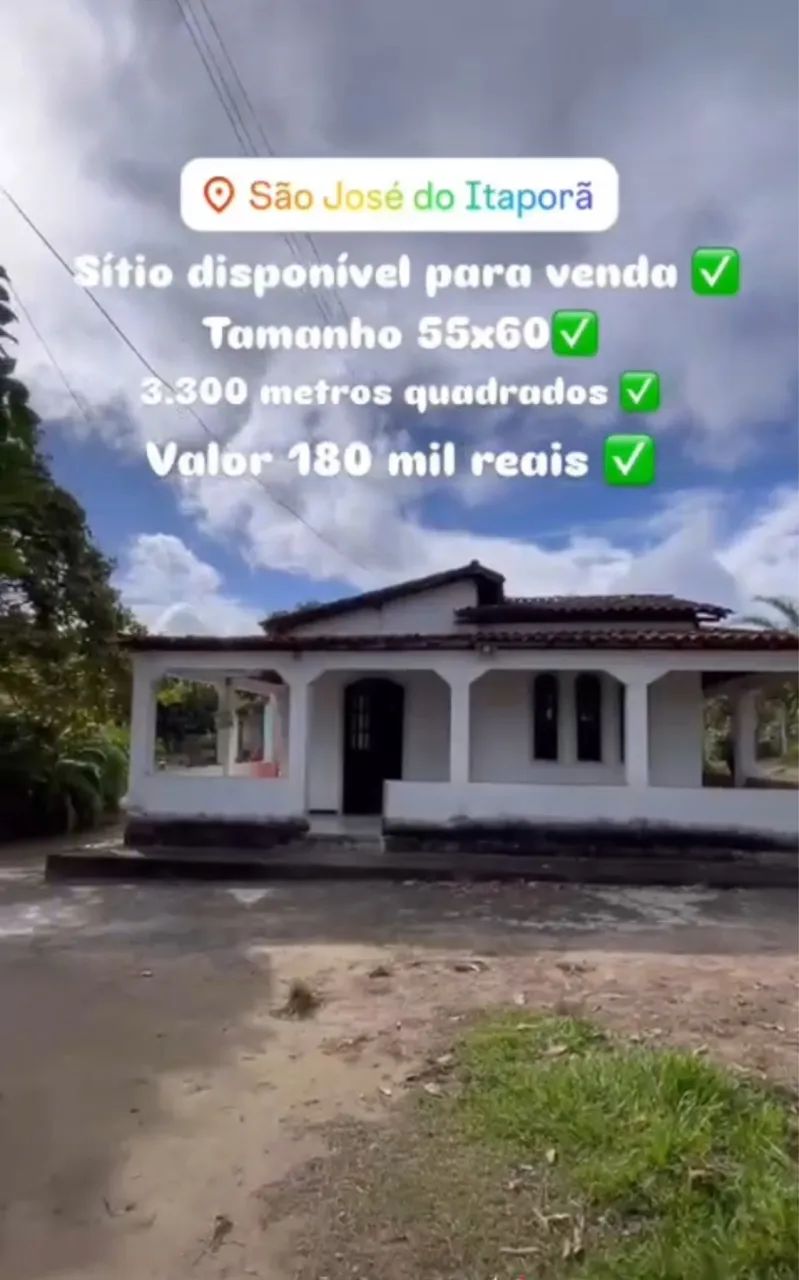 Vende-se sítio 