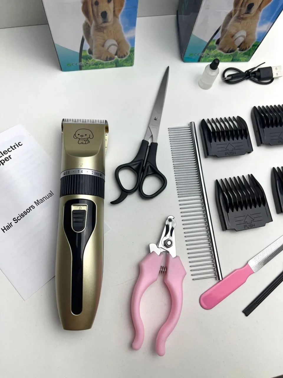 Máquina de tosar Pet profissional NOVOS  - Foto 2