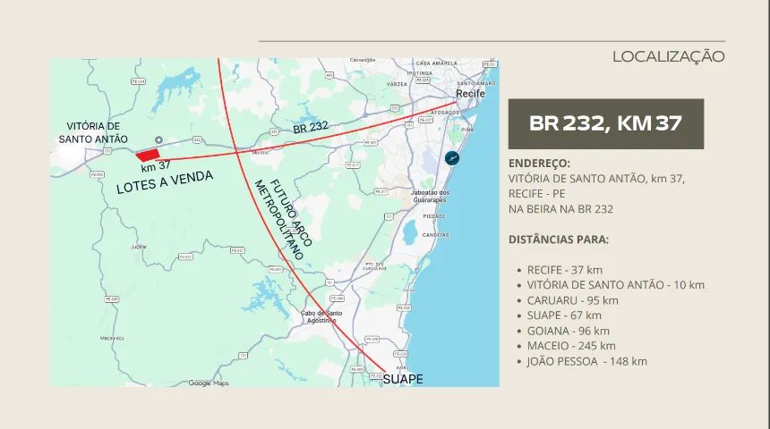 Galpões BR - 232 (Vitória de Santo Antão) - Foto 2