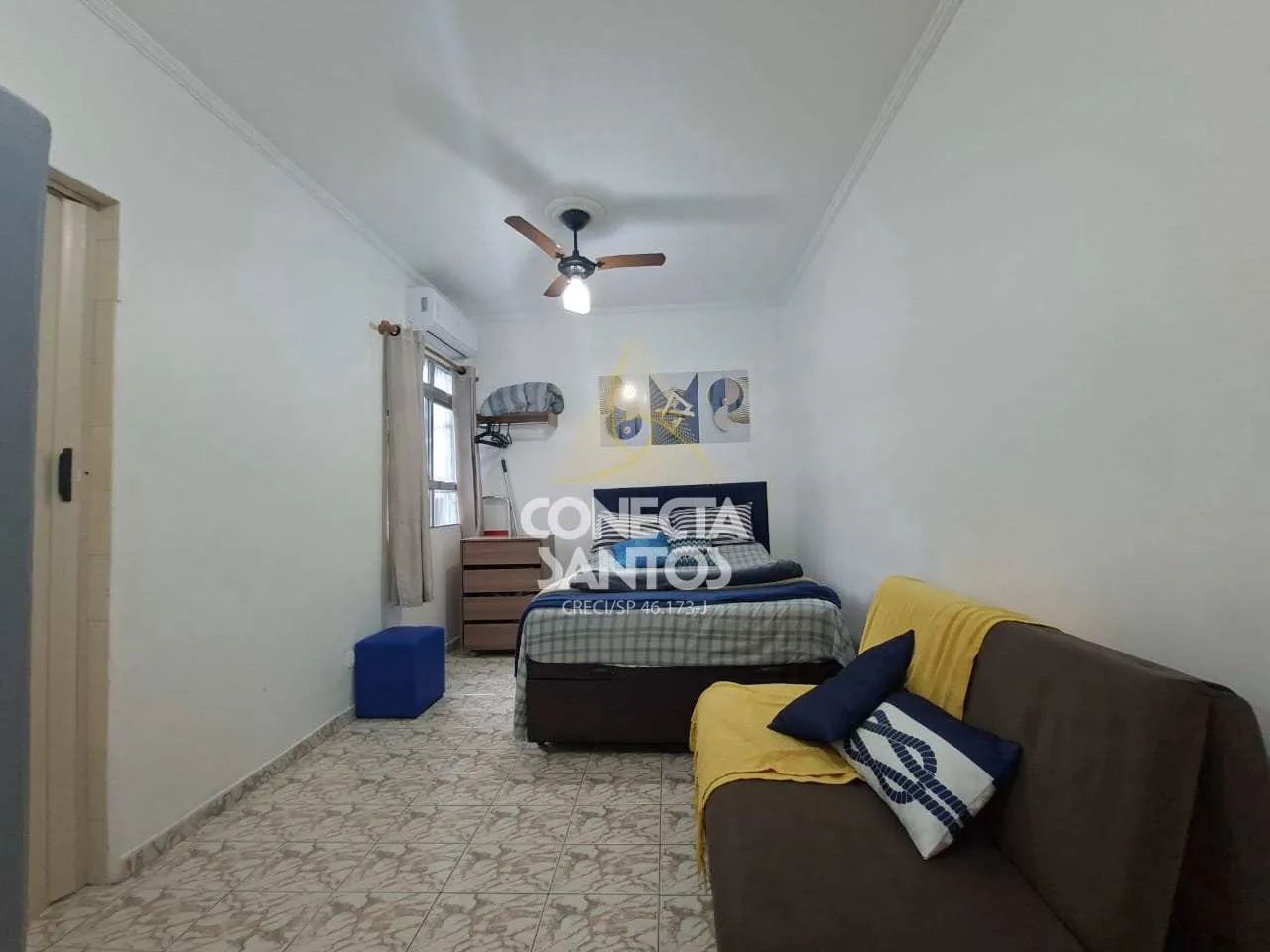 Kitnet Ponta da Praia, Santos, Cod: 2224