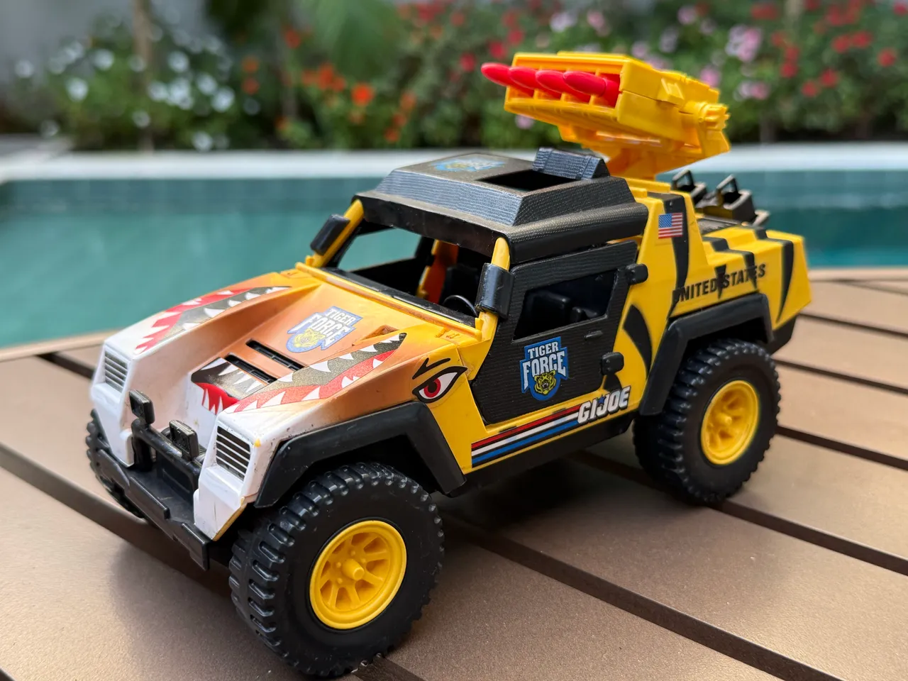 Gi Joe Desert Fox com o Piloto Skidmark comandos em ação - Hobbies