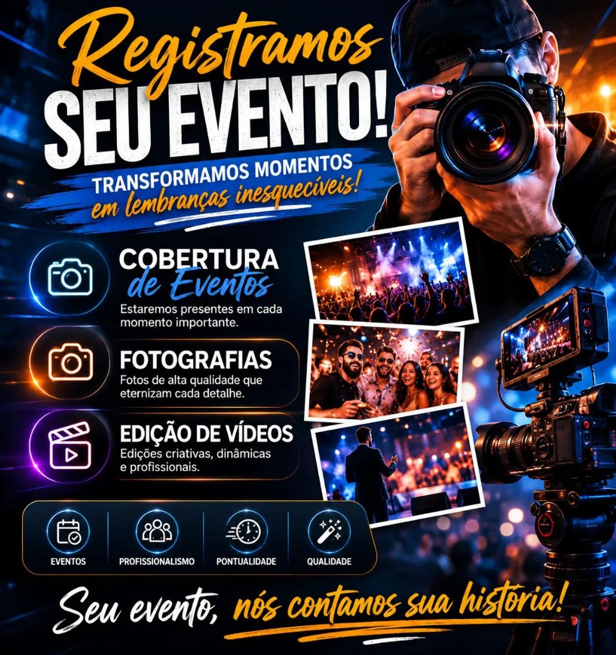 MIDIAS SÓCIAS, COBRIMETO DE EVENTOS... - Foto 4