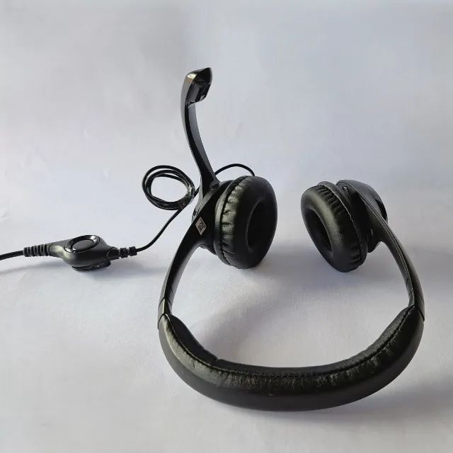 Headset Logitech H390 USB Com Microfone - Espumas Novas - Foto 3