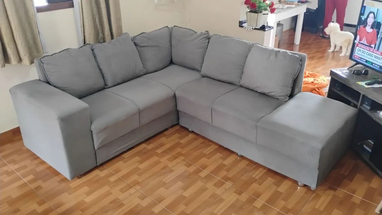 Sofá de Canto 2 e 3 Lugares 
