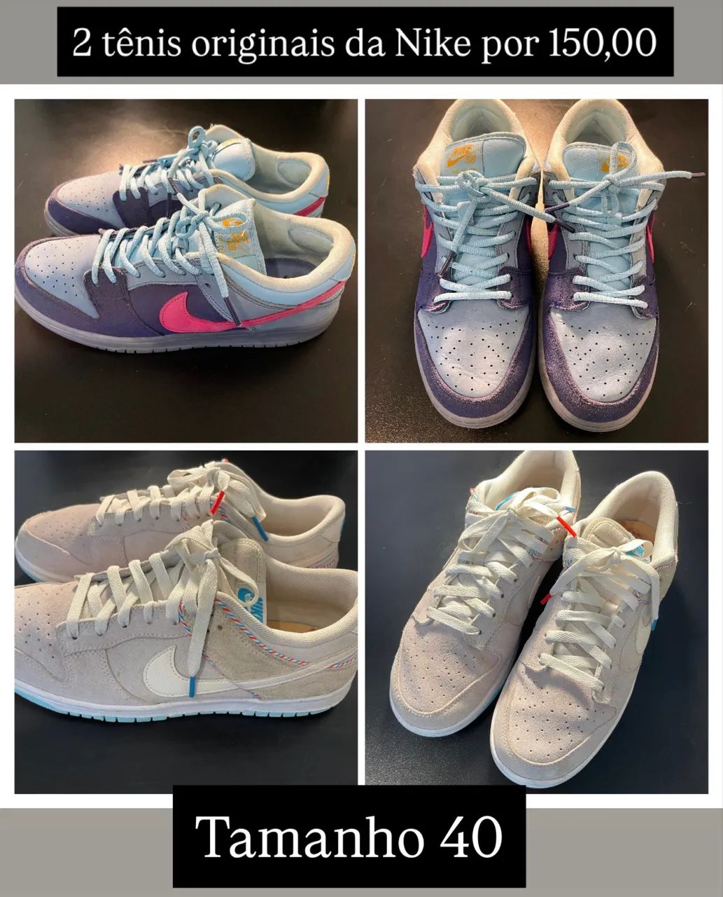 2 tênis originais da Nike por 150,00 - Foto 2