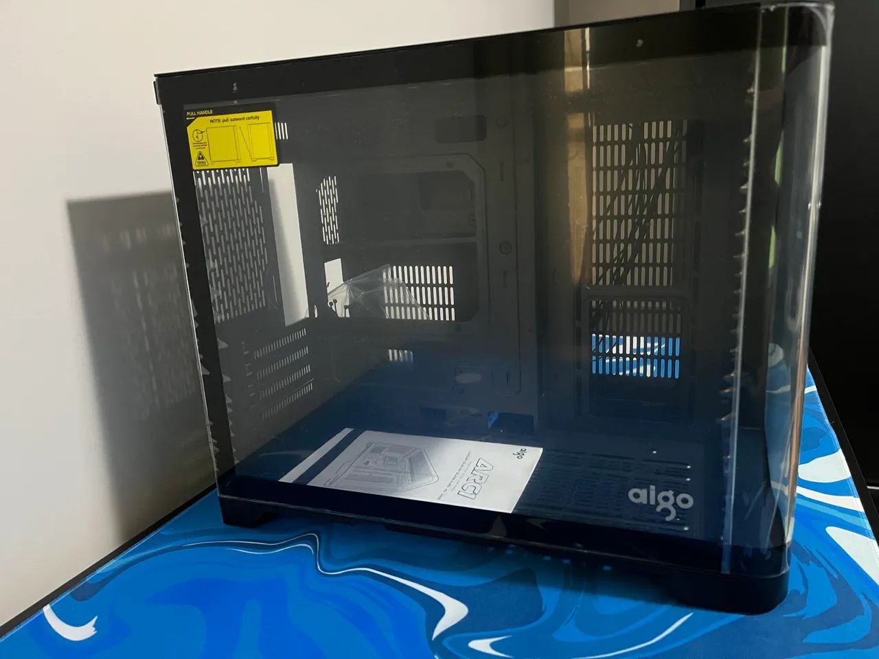 Gabinete Gamer Aigo Darkflash Arc1 Mid-t Lateral de Vidro Back - Foto 3
