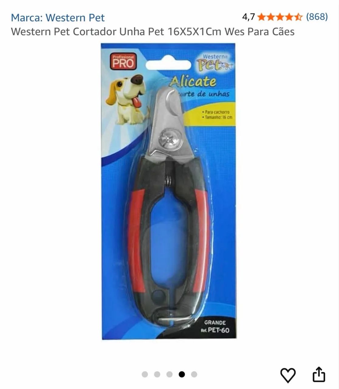 Escova a vapor e Alicate de unhas pet  - Foto 2