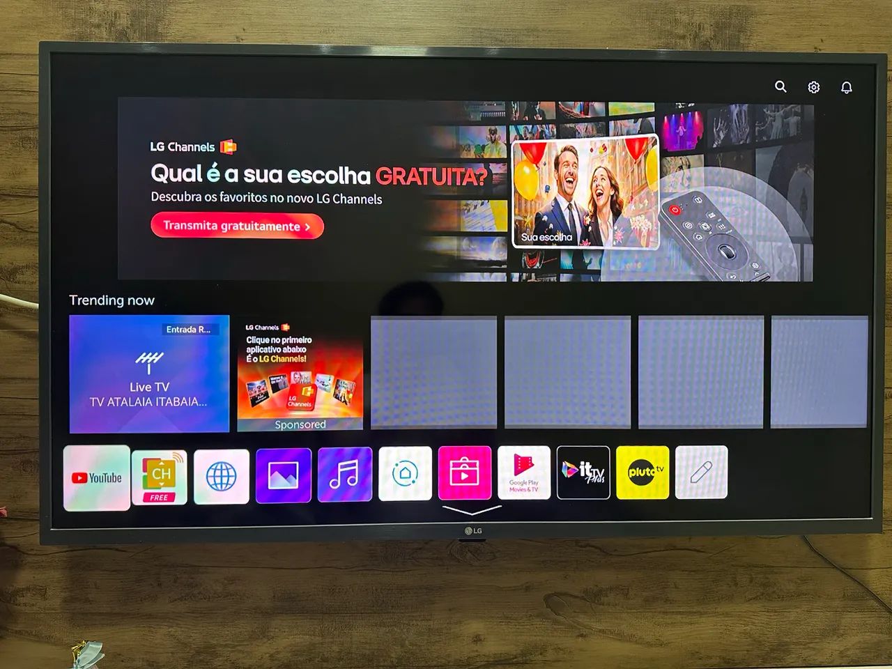 LG Smart TV AI thinQ 43 polegadas