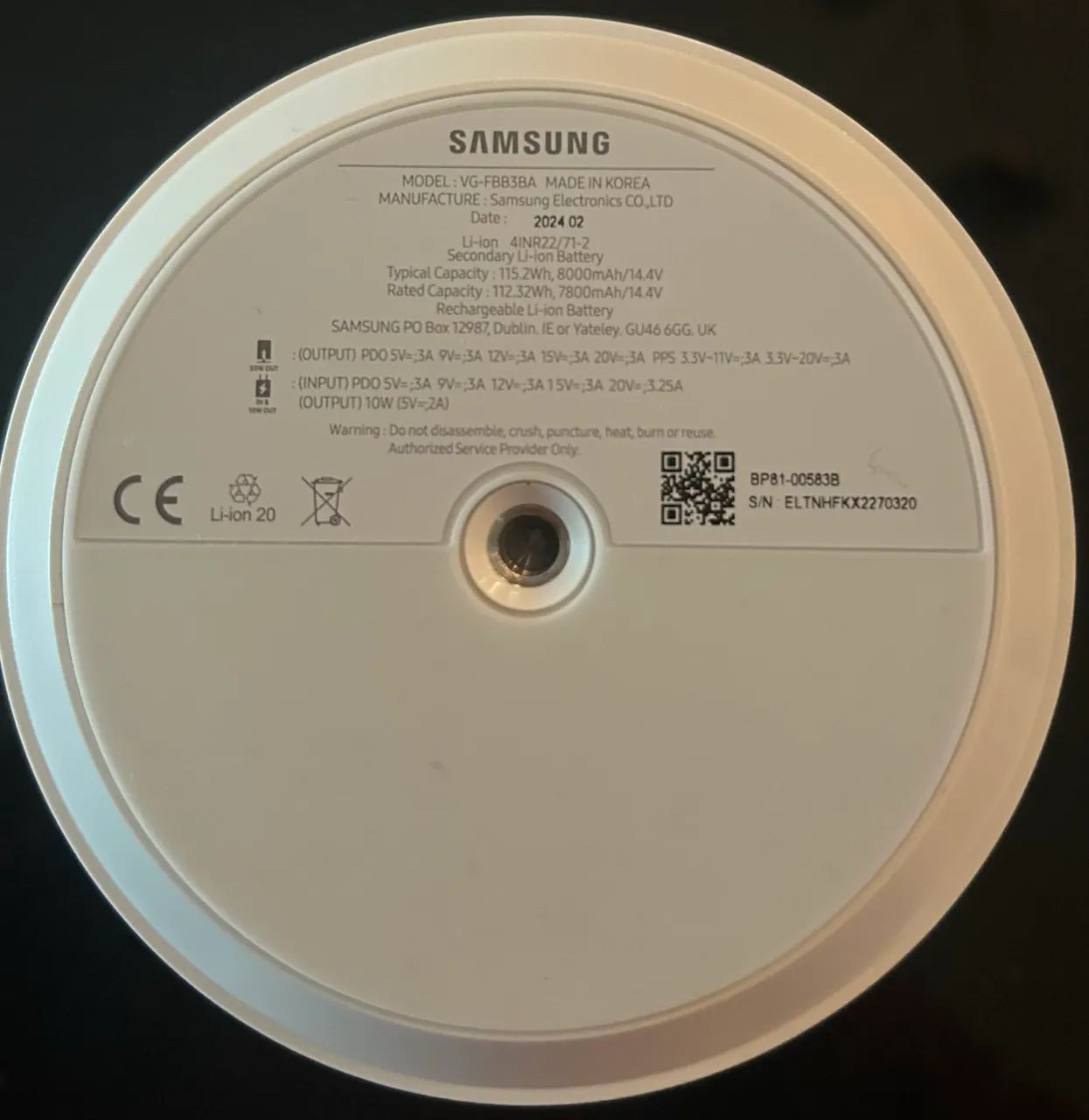 Bateria externa compatível com The Freestyle