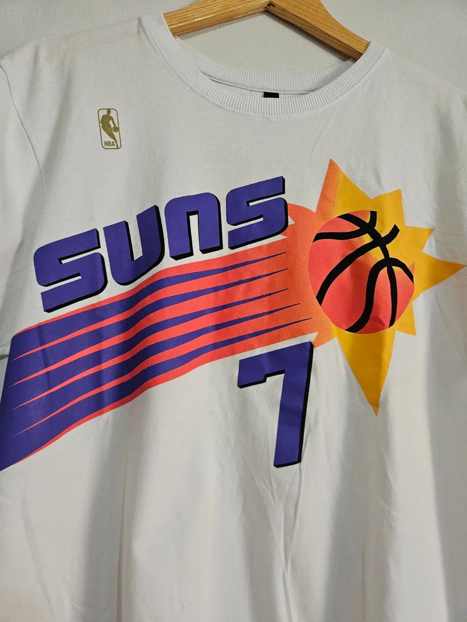 Camisa Camiseta NBA Phoenix Suns Mitchell & Ness Kevin Johnson 7 - Foto 2