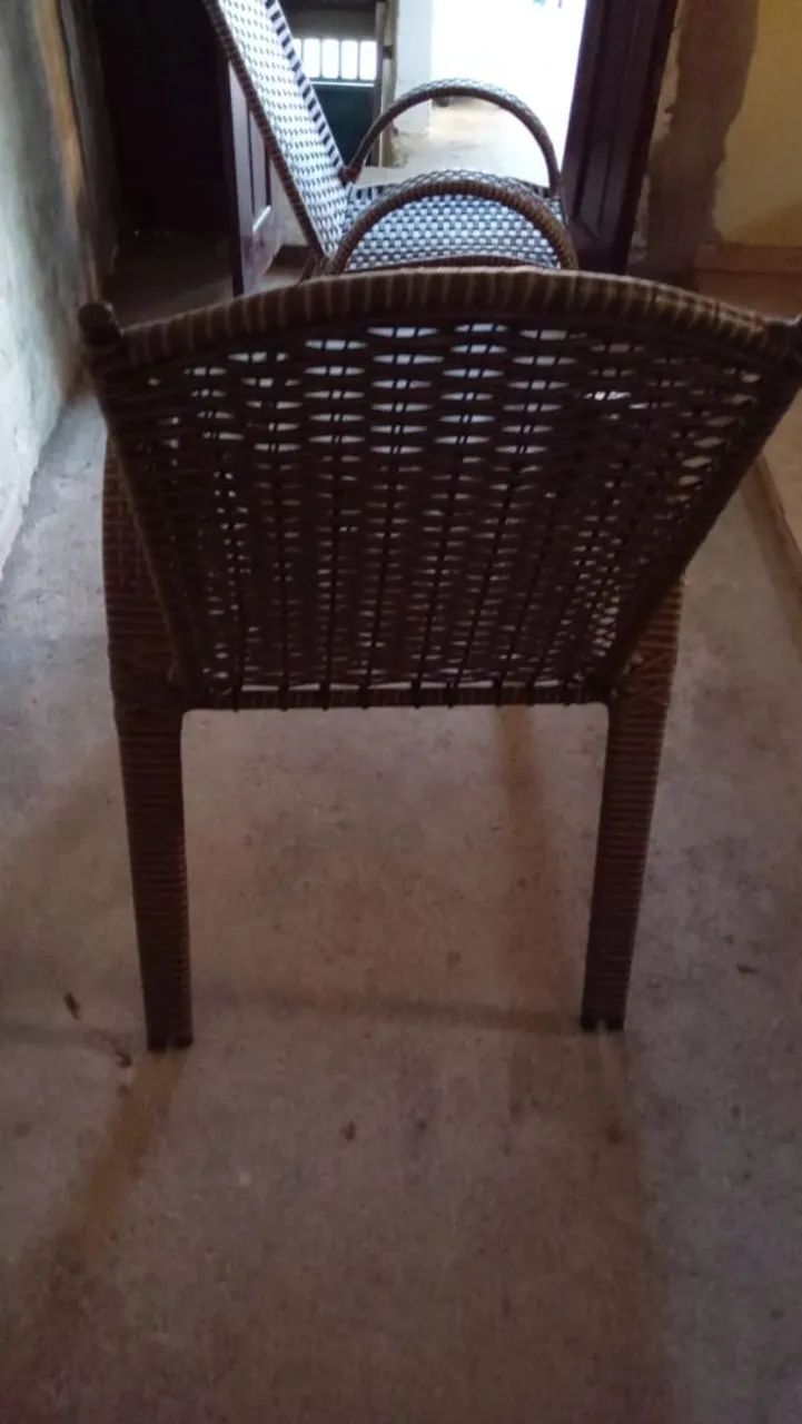 Conjunto de cadeiras semi novo  - Foto 4