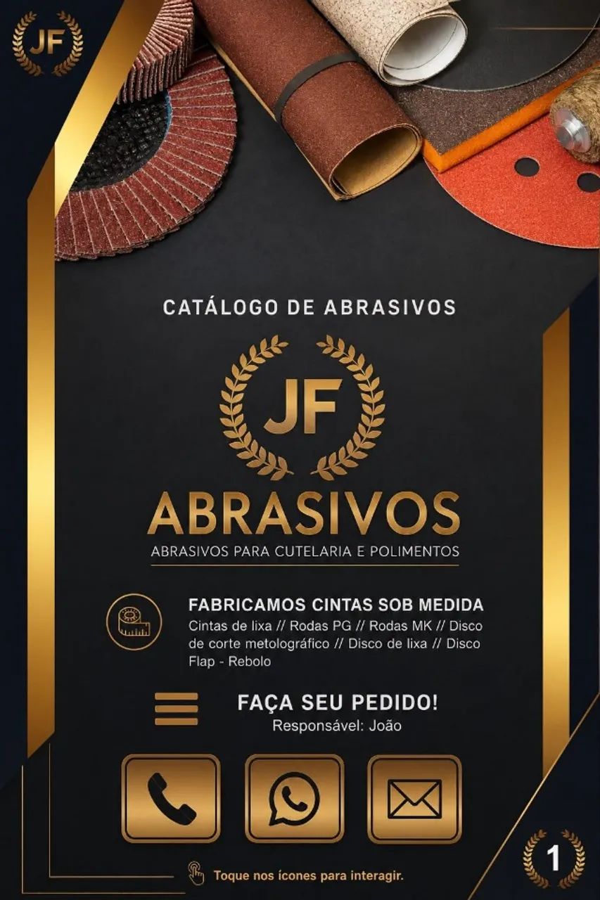 JF.Abrasivos Fornecedor de cintas de lixas.  - Foto 5