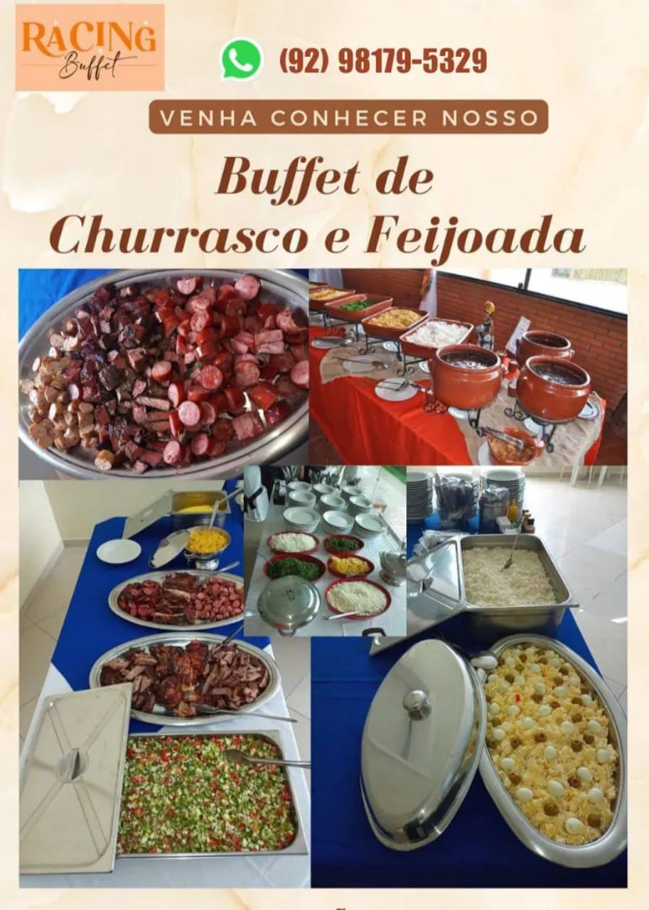 Buffet de Churrasco e feijoada