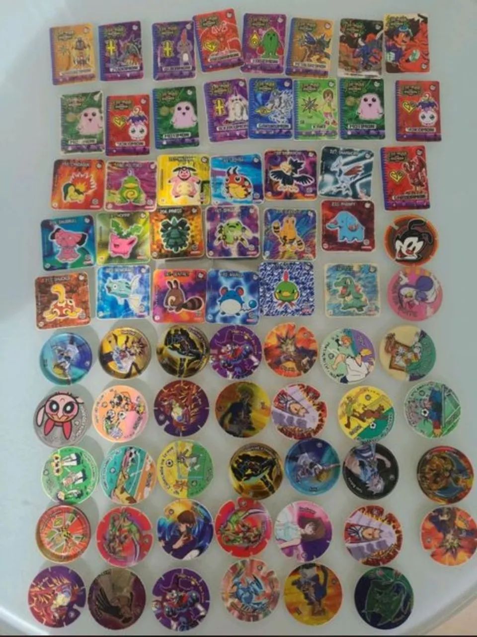 Lote de 71 tazos elma chips