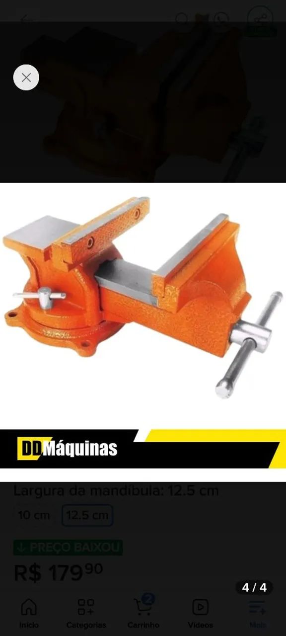 Torno de bancada 6 polegadas  - Foto 3