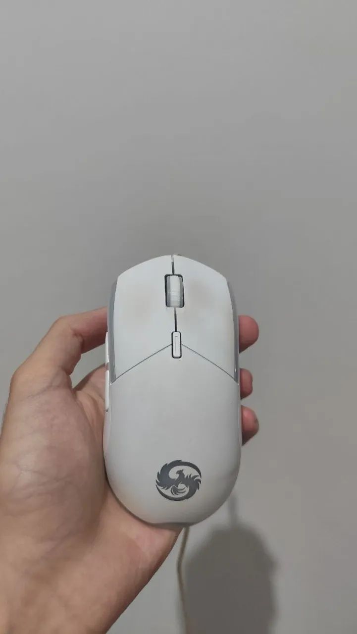 Mouse gamer branco BK-03  - Foto 2
