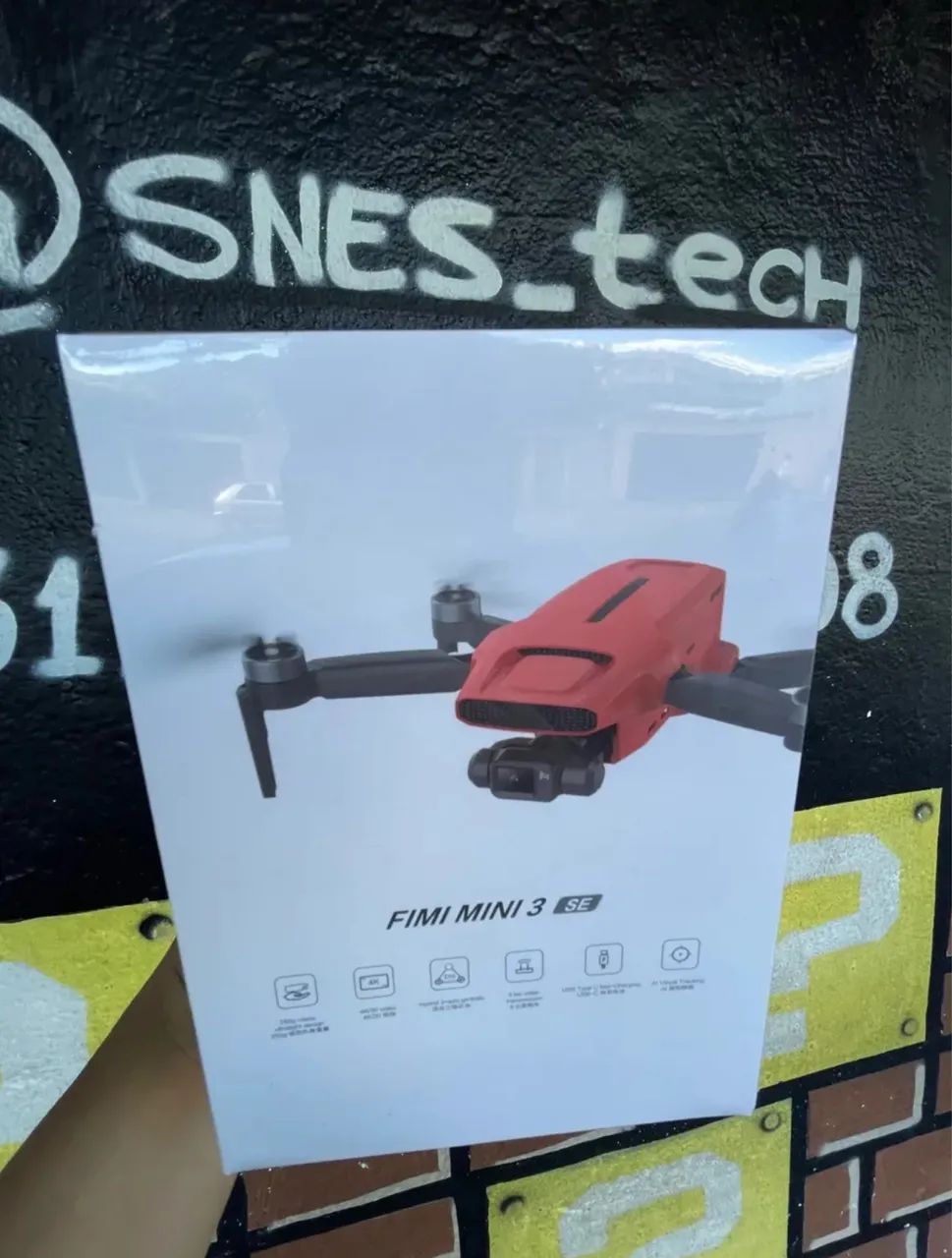 Drone Fimi Mini 3 Lacrado SE + Pista e Cartão Brinde 
