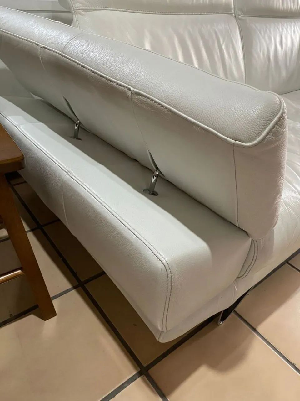 Sofá em couro legítimo  - Foto 4
