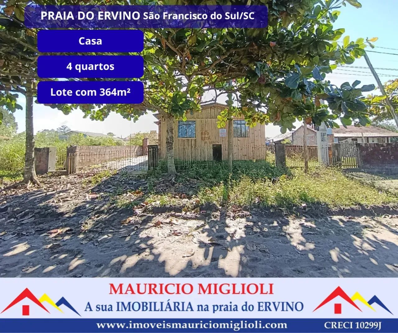 Casa na Praia do Ervino