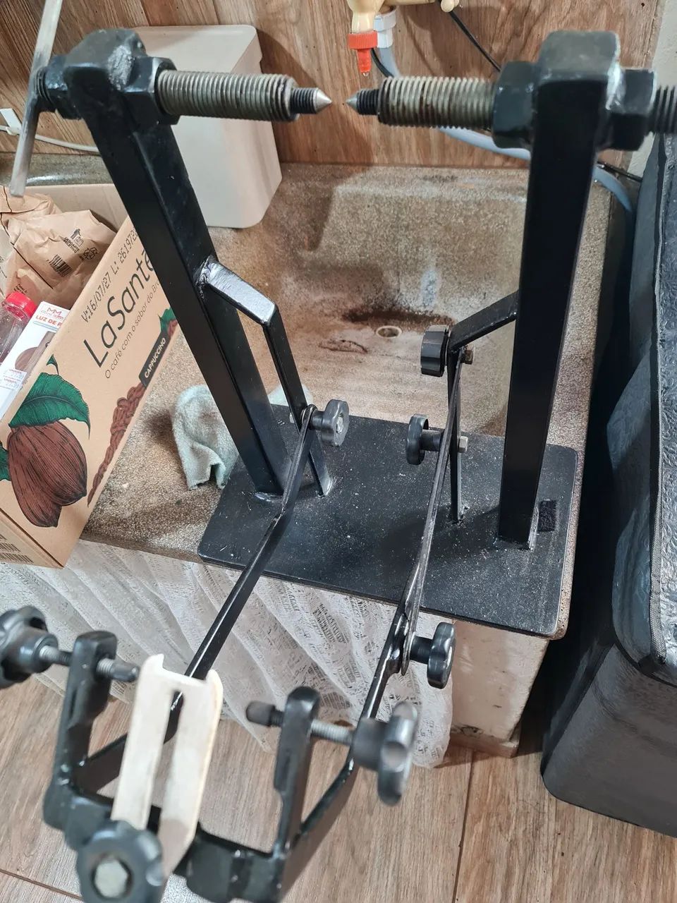 alinhador  rodas   moto e bicicleta 