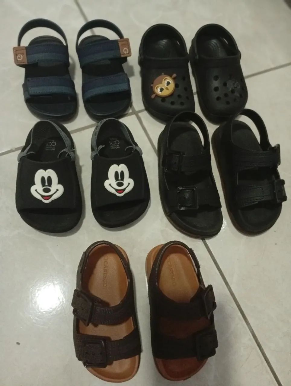 Sapatos e sandálias infantis menino  - Foto 2