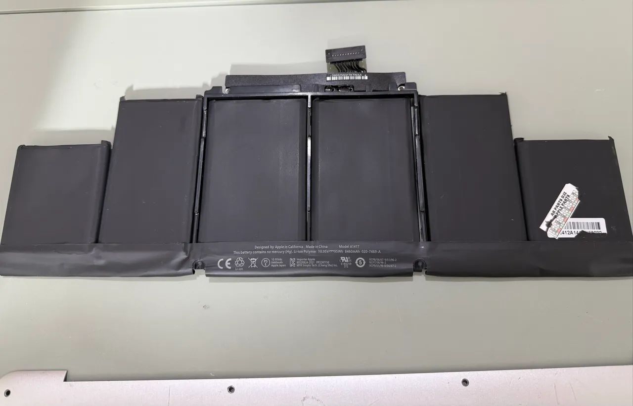 Bateria a1398 2012 nova (a1417)
