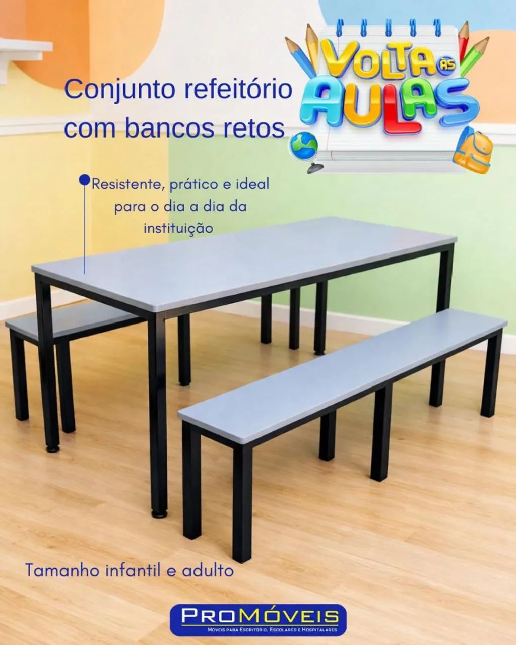 Mesa para refeitório  - Foto 3