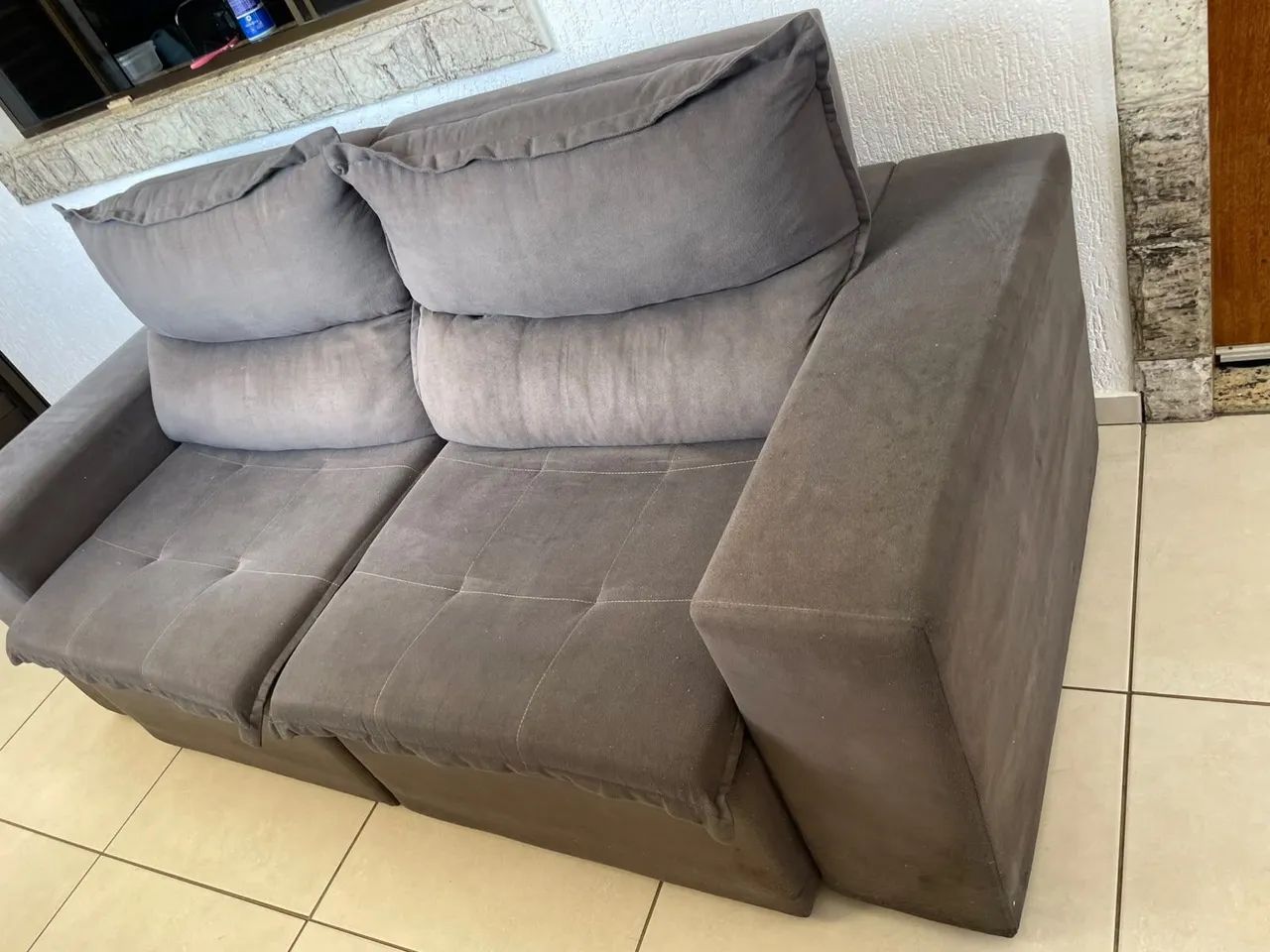 Sofa 2 lugares  retrátil  - Foto 5