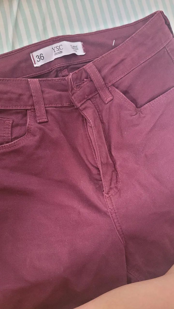 Calça YSC número 36 - Foto 2