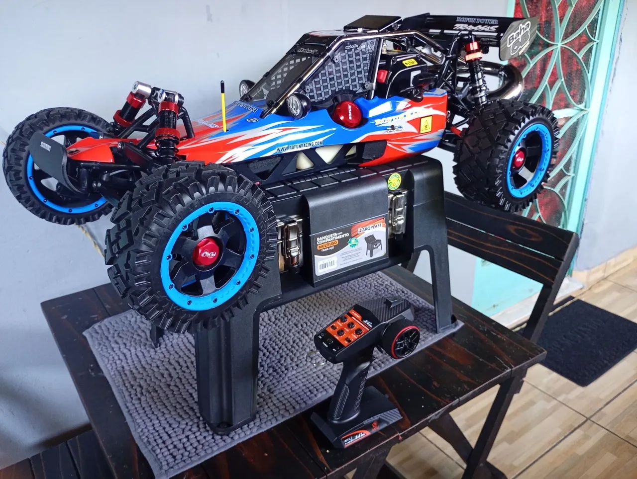Lindo automodelo a combustão 32cc - Foto 2