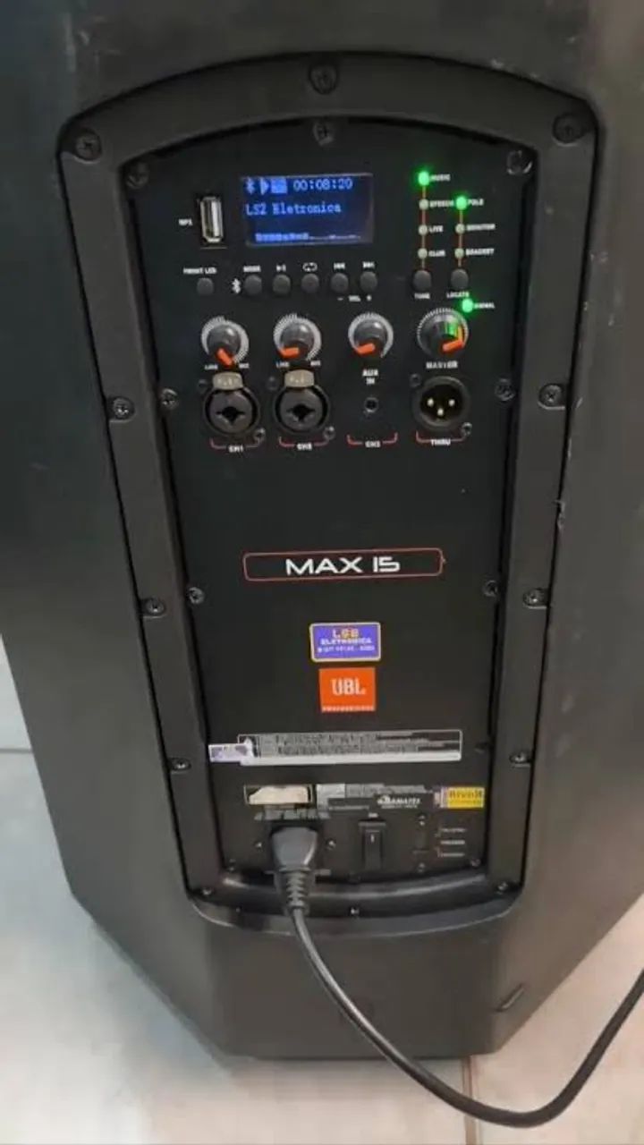 Caixa De Som Jbl Max 15 Polegadas 350w Rms Bivolt - Foto 4
