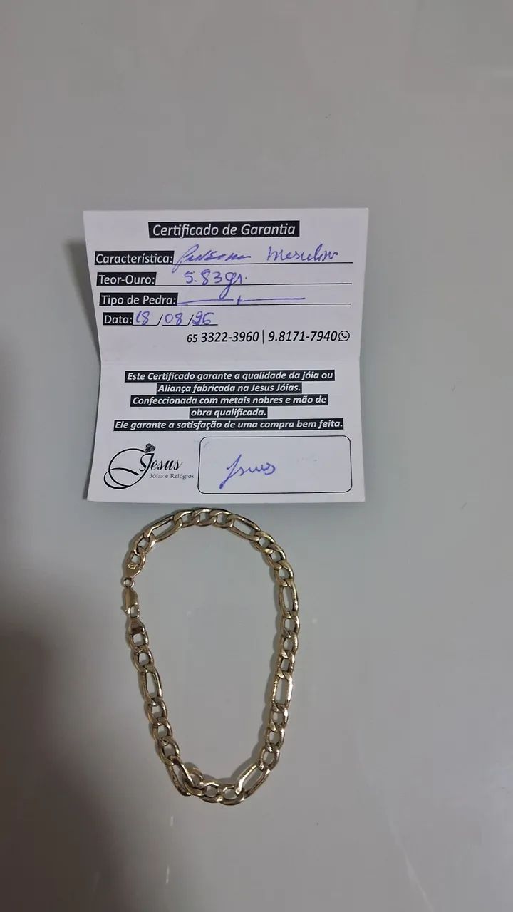 Pulseira ouro 18k - Foto 2