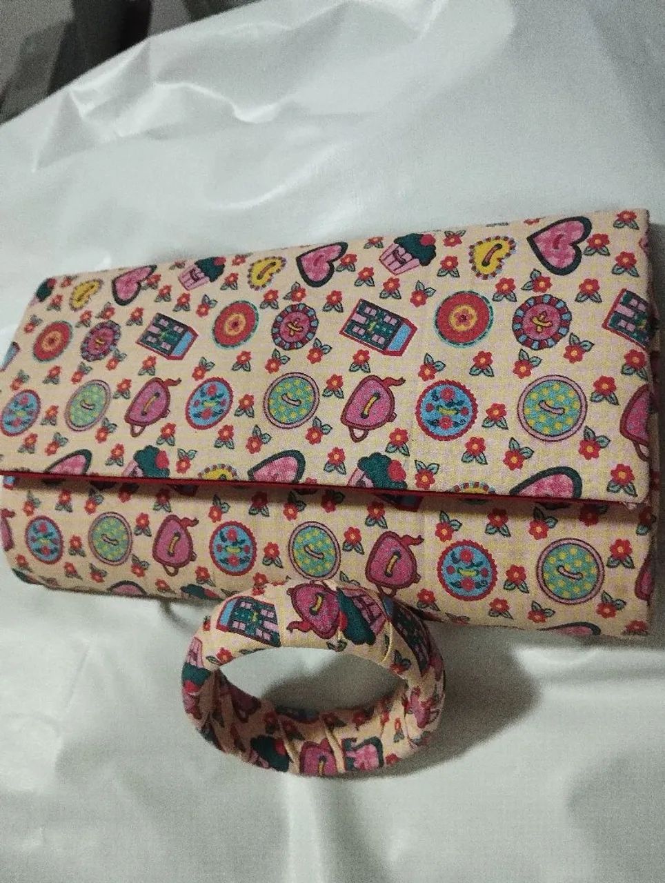 Bolsa Vintage tecido  - Foto 2