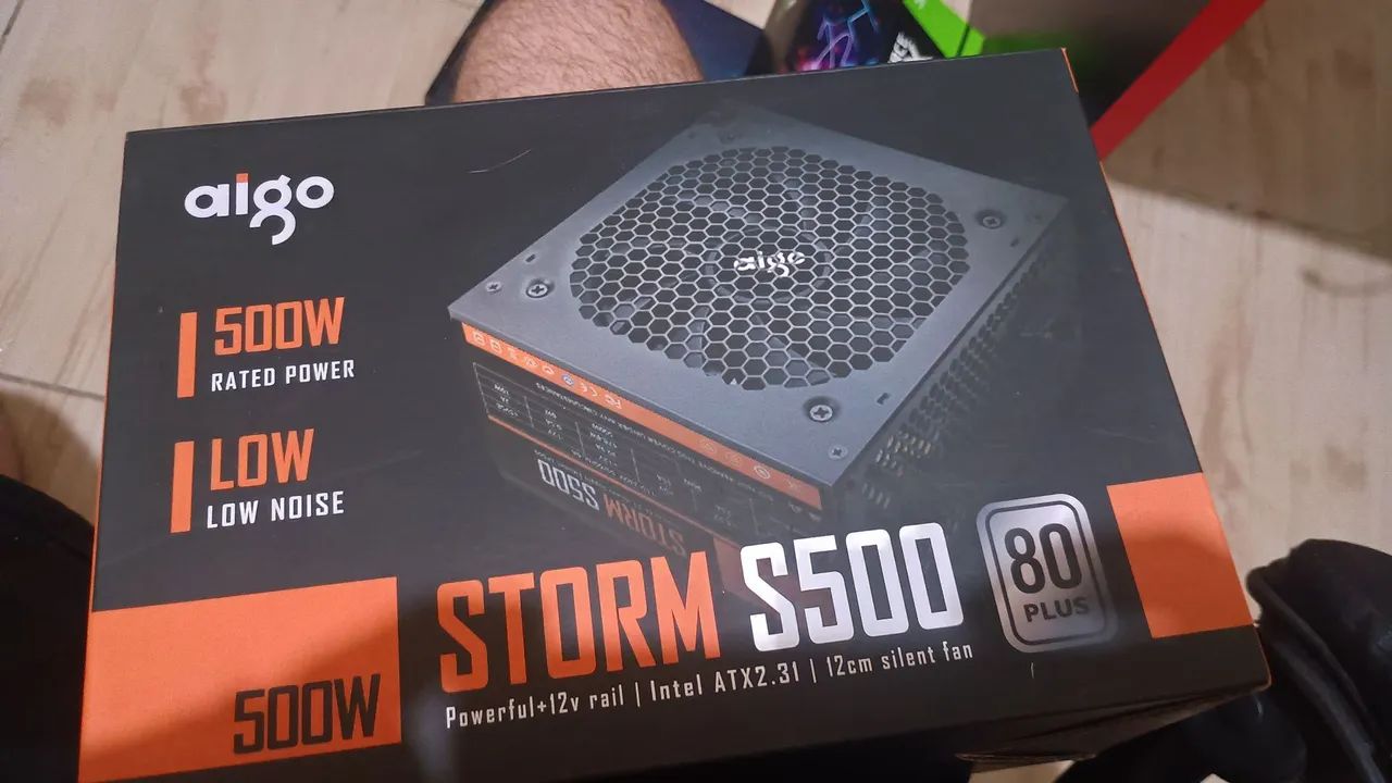 Fonte de alimentação aigo STORM S500 80plus