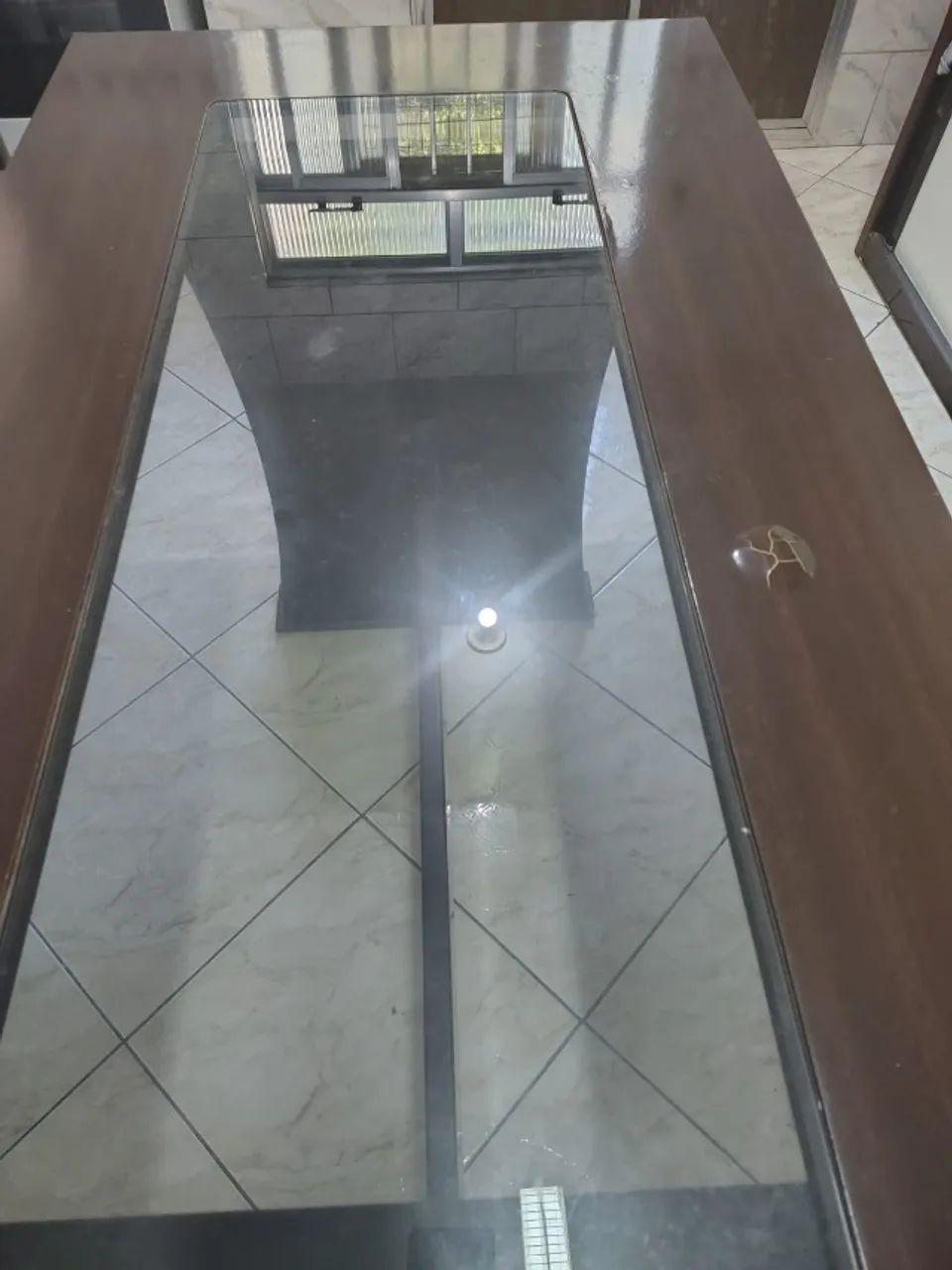 Mesa MDF com vidro - Foto 3