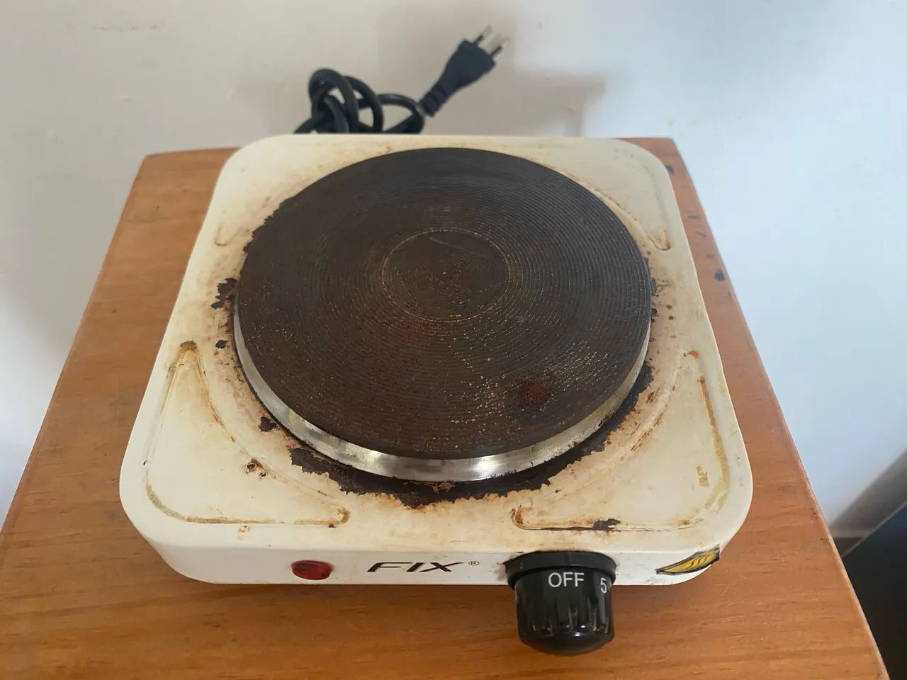 Fogão elétrico 1 boca portátil - marca fix - 127v - Foto 2