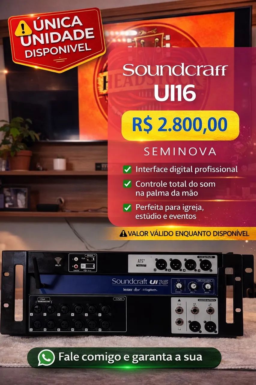 Soundcraft UI16 未使用品 soundcraft ui 16