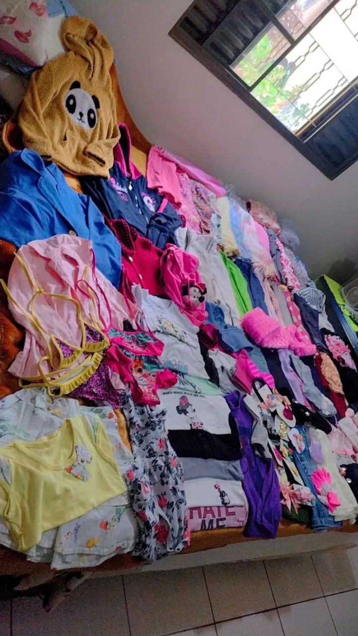 Roupas menina 8 anos 80 peças r$ 10 cada