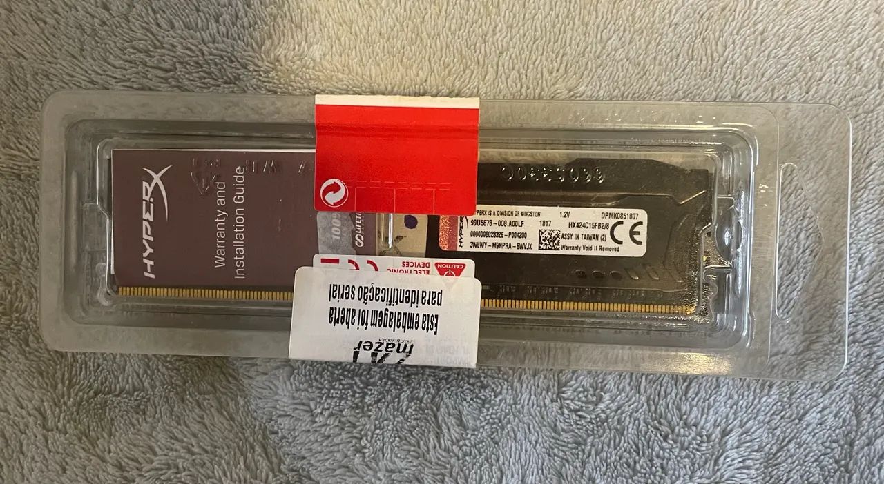 Memória Ram 8GB DDR4 2400MHz HyperX Fury - Foto 2