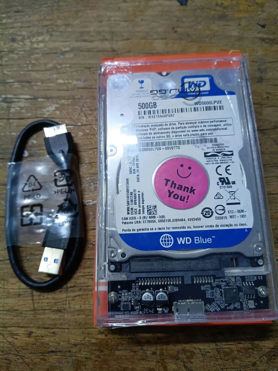 HD externo de 500Gb