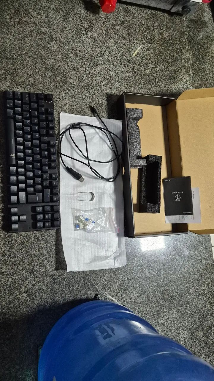 Teclado Mecânico Tdagger Bora switch Blue (usado)