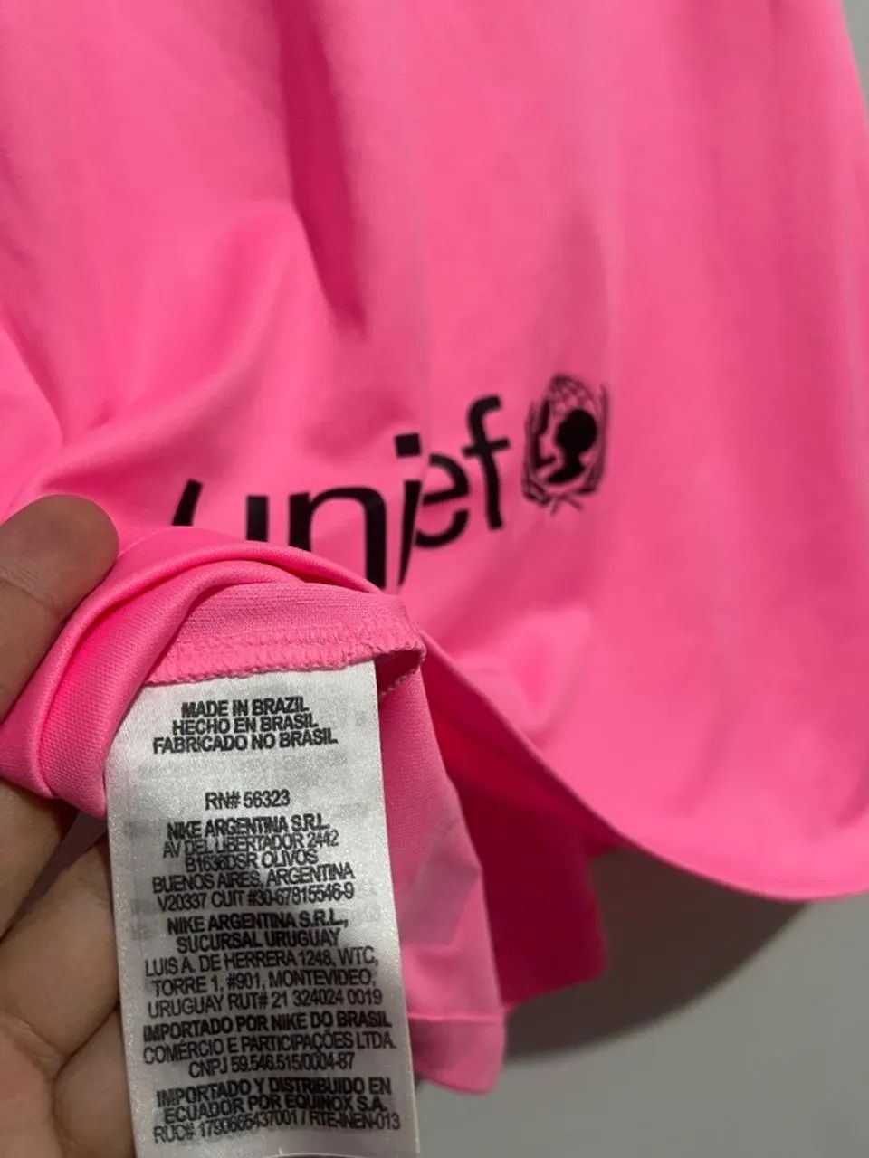 Camisa do barcelona rosa - Foto 4