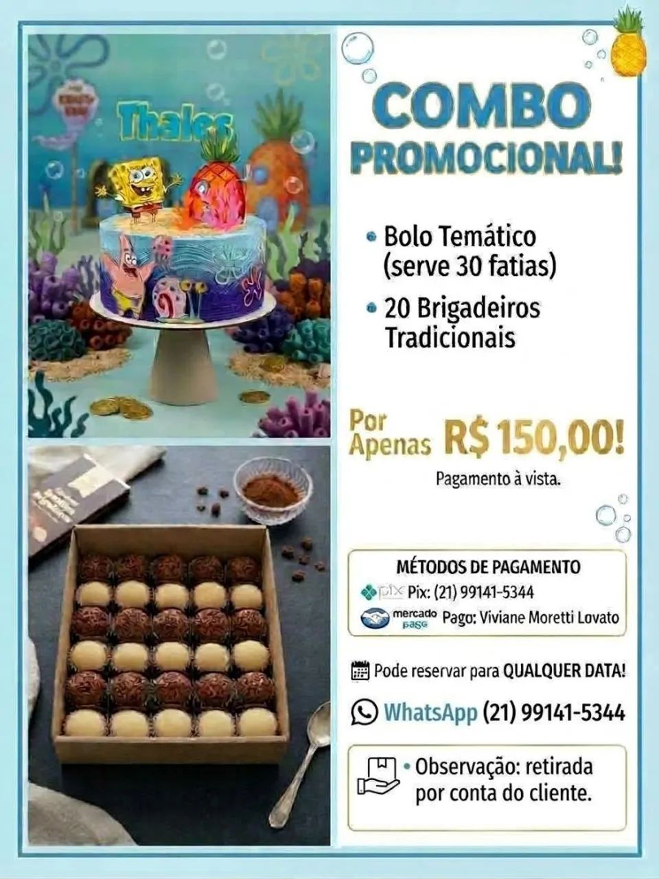 Promoção kit festa 