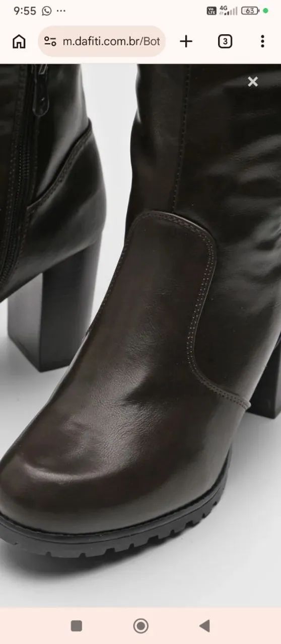 Bota cano alto