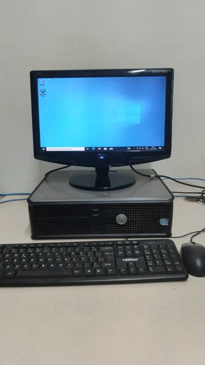 PC Dell Optiplex 745 - monitor 17 AOC 