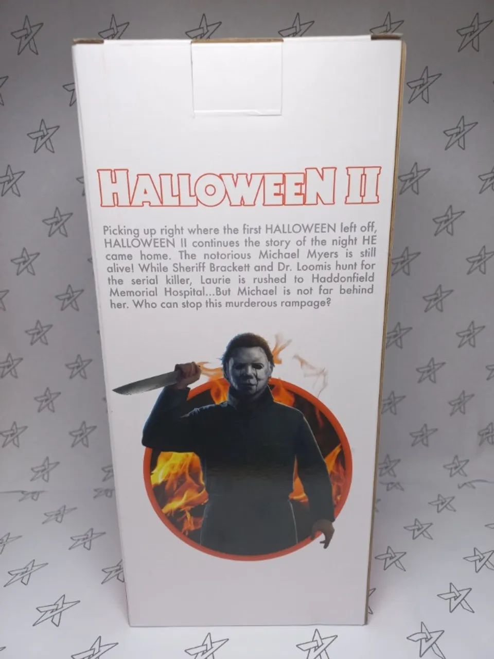 ACTION FIGURE -  NECA HALLOWEEN II - MICHAEL MYERS "ON FIRE" HEAD KNOCKER - Foto 2