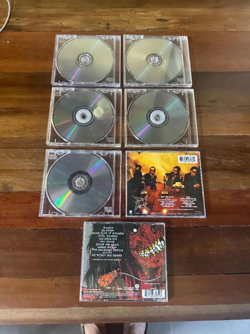 Metallica - Lote c/ 7 CDS + DVD ( 5 cds sem capa) - Foto 2